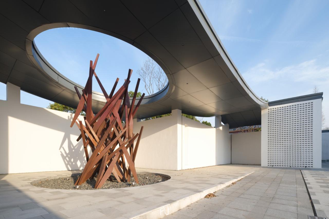 BIM建筑|桐乡市红色文化教育中心 / 清上造社