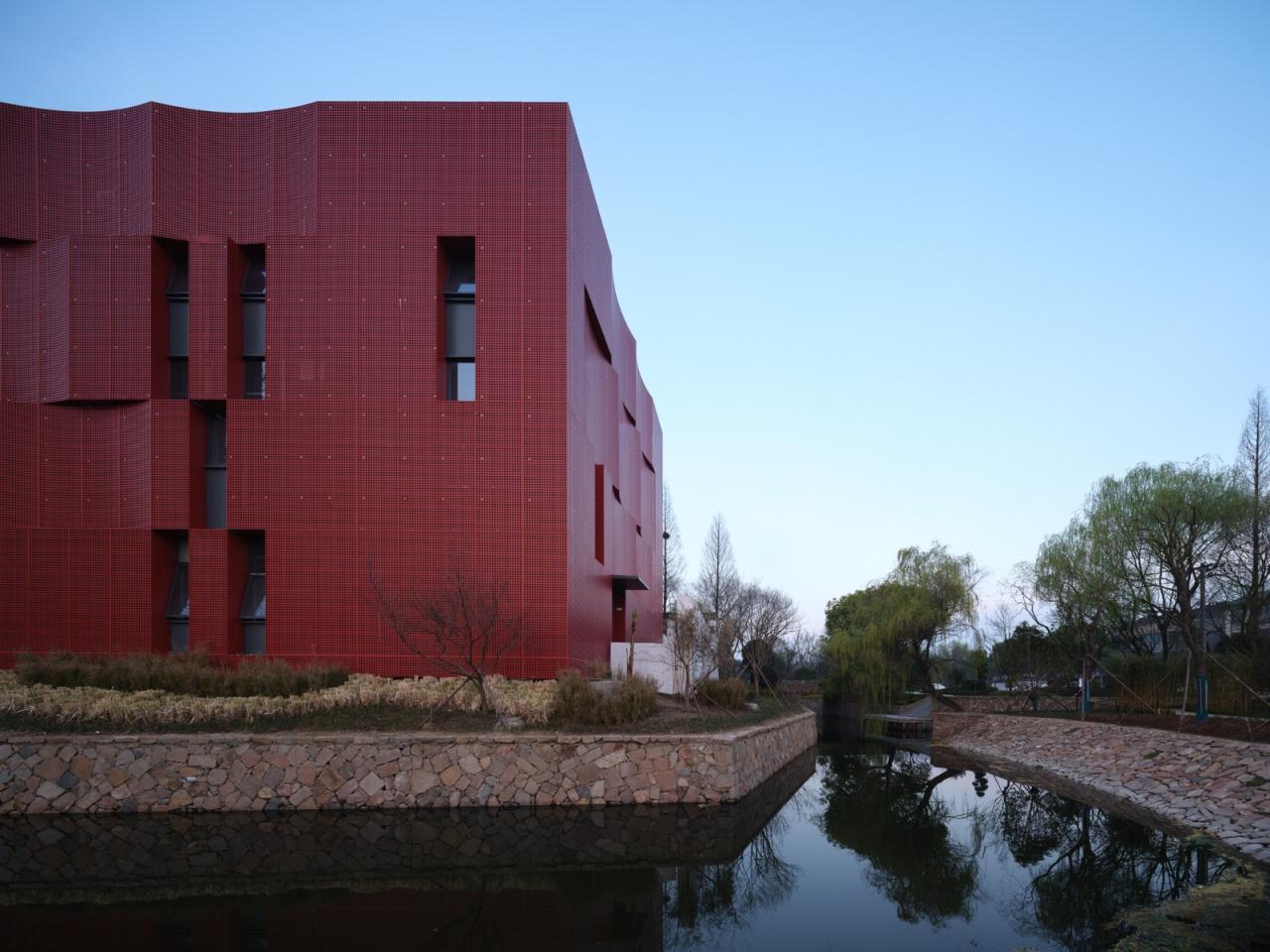 BIM建筑|桐乡市红色文化教育中心 / 清上造社