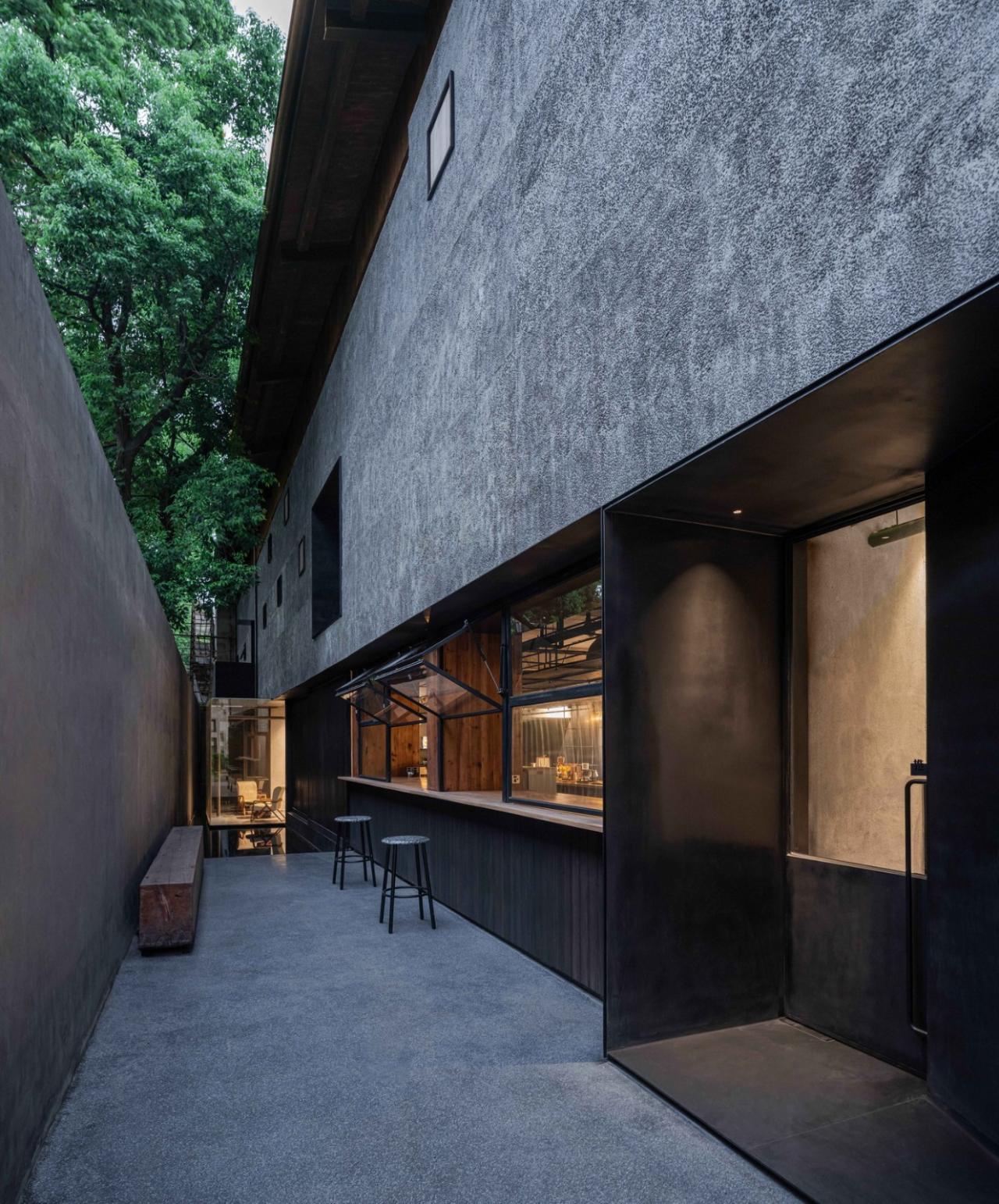 BIM建筑|虚怀若谷，犹如半仓：半仓，上海 / 本哲建筑