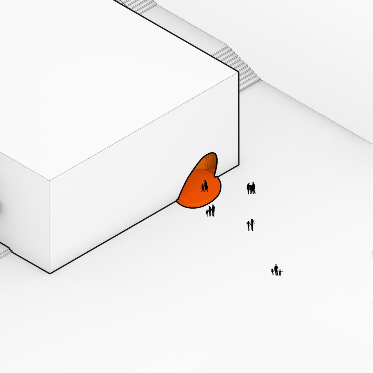 BIM建筑|县城里的新学校：送你一匹小马 / 上海立木建筑规划