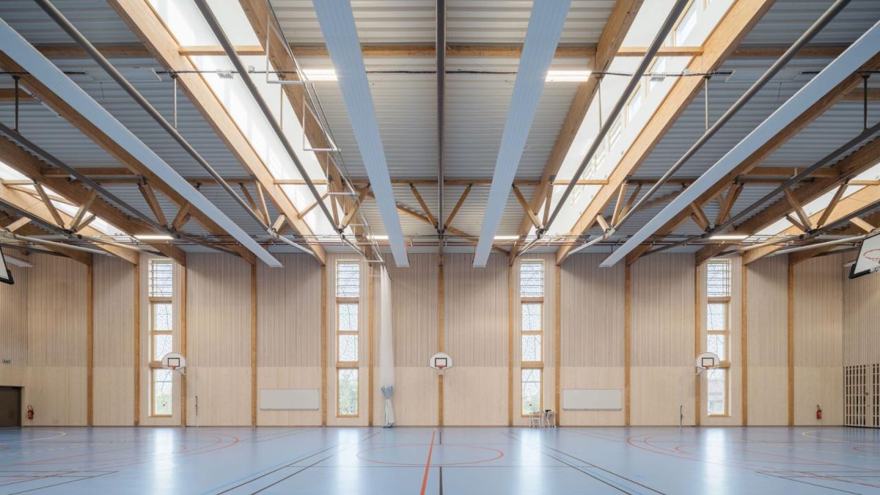 BIM建筑|瓦伦顿 Samuel-Paty 中学 / Archipente