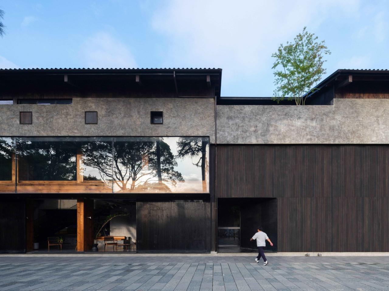 BIM建筑|虚怀若谷，犹如半仓：半仓，上海 / 本哲建筑