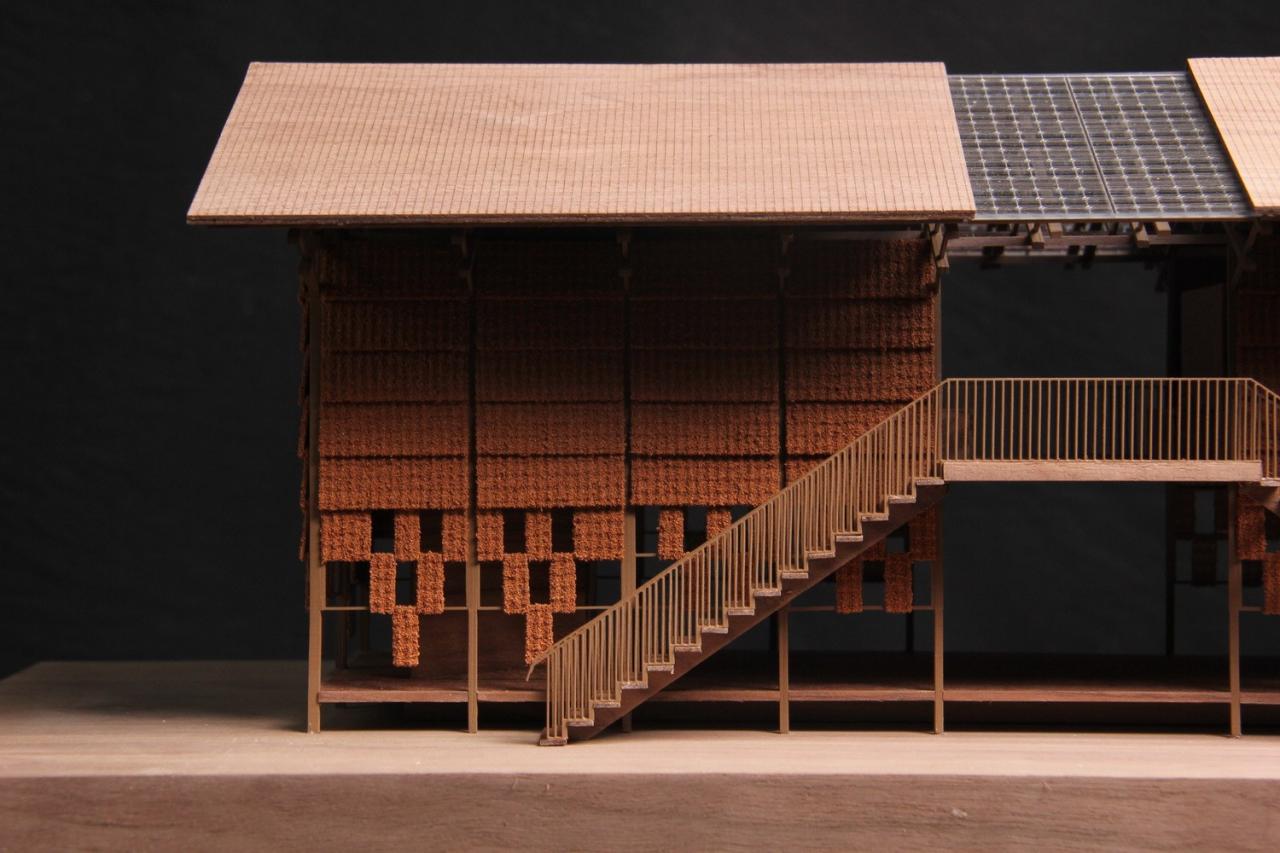 BIM建筑|面朝花海的棕厕 / 在行建筑