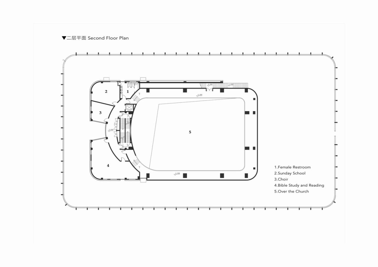BIM建筑|奉贤齐贤耶稣堂 / Wutopia Lab