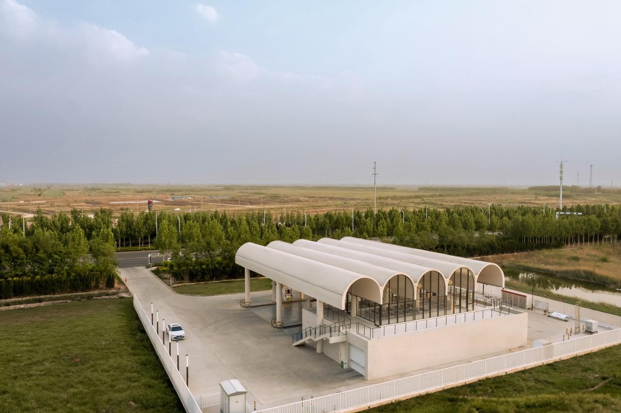 BIM建筑|哈鹿加油站 / SITUATE上下四方建筑事务所