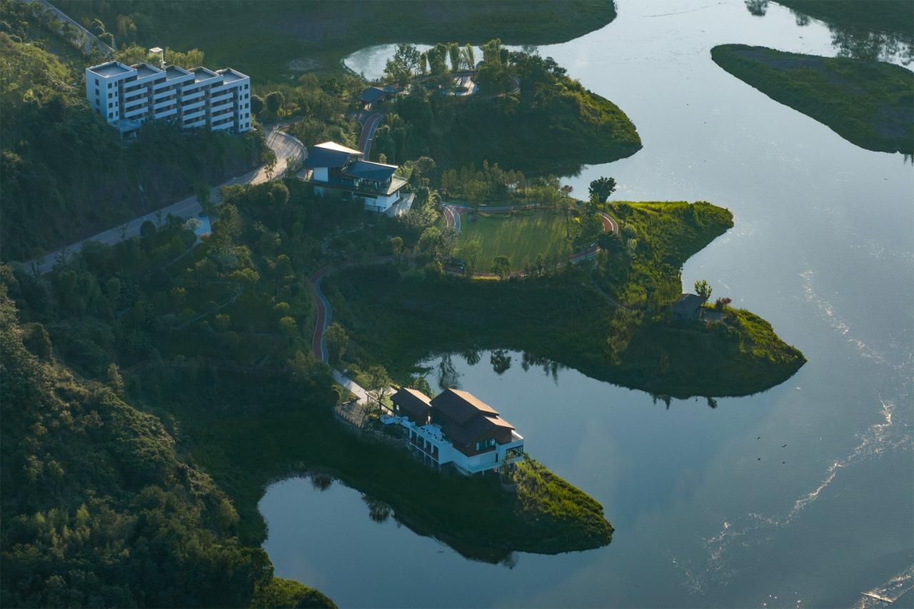 BIM建筑|涪陵慧谷湖科创小镇白鹭湾示范区 / 悦集建筑