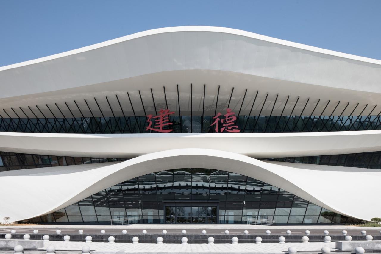 BIM建筑|杭州亚运配套设施：千岛湖通用机场航站楼 / 境澜建筑