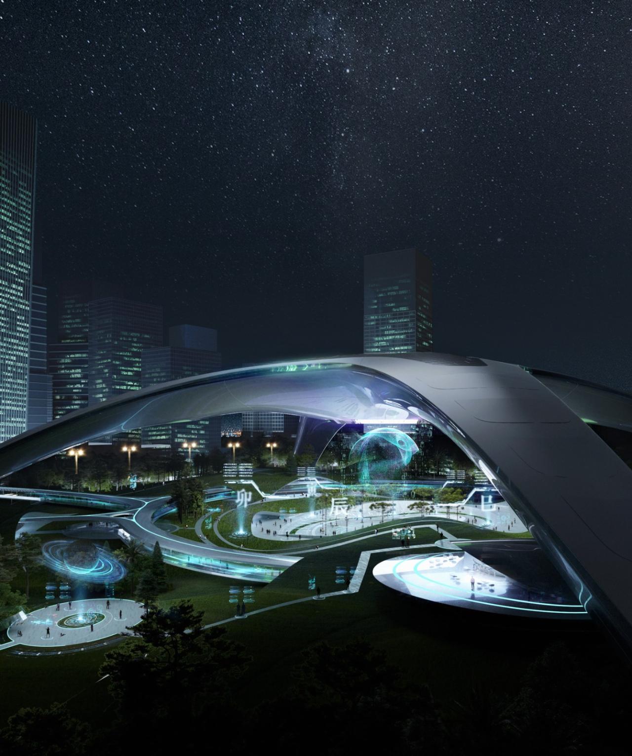 BIM建筑|深圳超核绿芯 / MAD马岩松