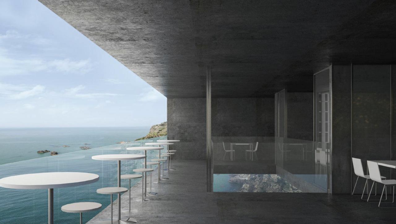 BIM建筑|崖顶咖啡厅及塔居 / 迹•建筑事务所（TAO）