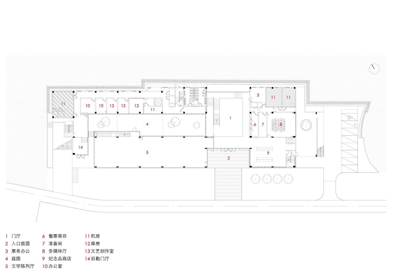 BIM建筑|雪峰文学馆 / 同济院 麟和建筑工作室