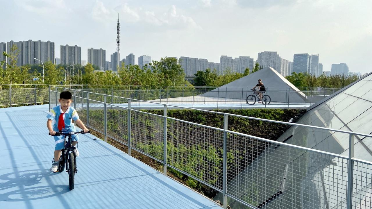 BIM建筑|杭州滨江公共空间·三桥亚运公园 / 同济原作设计工作室