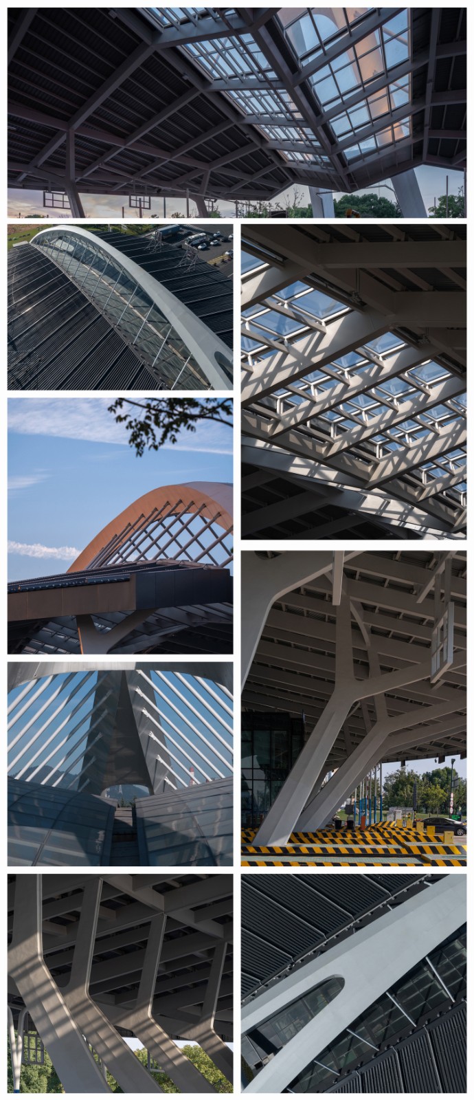 BIM建筑|杭甬高速绍兴收费站 / 任天建筑