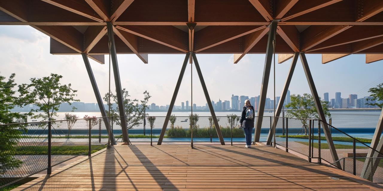 BIM建筑|杭州滨江公共空间·长亭驿 / 同济原作设计工作室