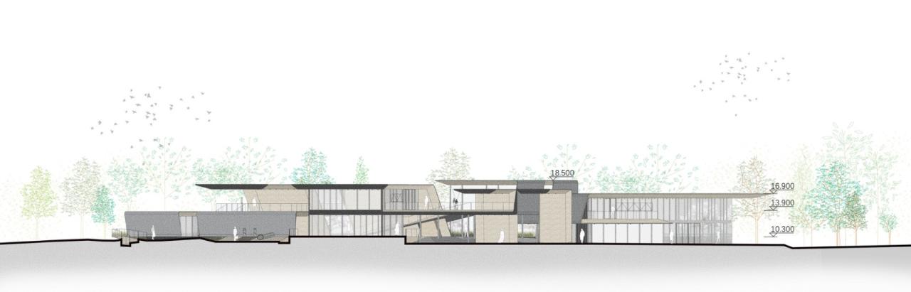 BIM建筑|杭州滨江公共空间·风鸢驿 / 同济原作设计工作室