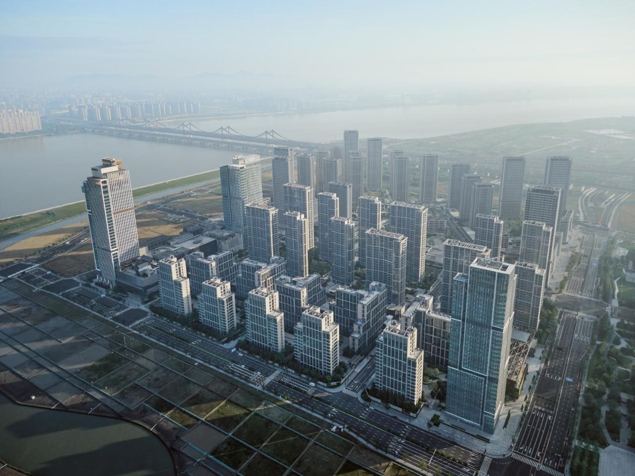 BIM建筑|杭州亚运村技术官员村：小街密路的未来社区 / goa大象设计