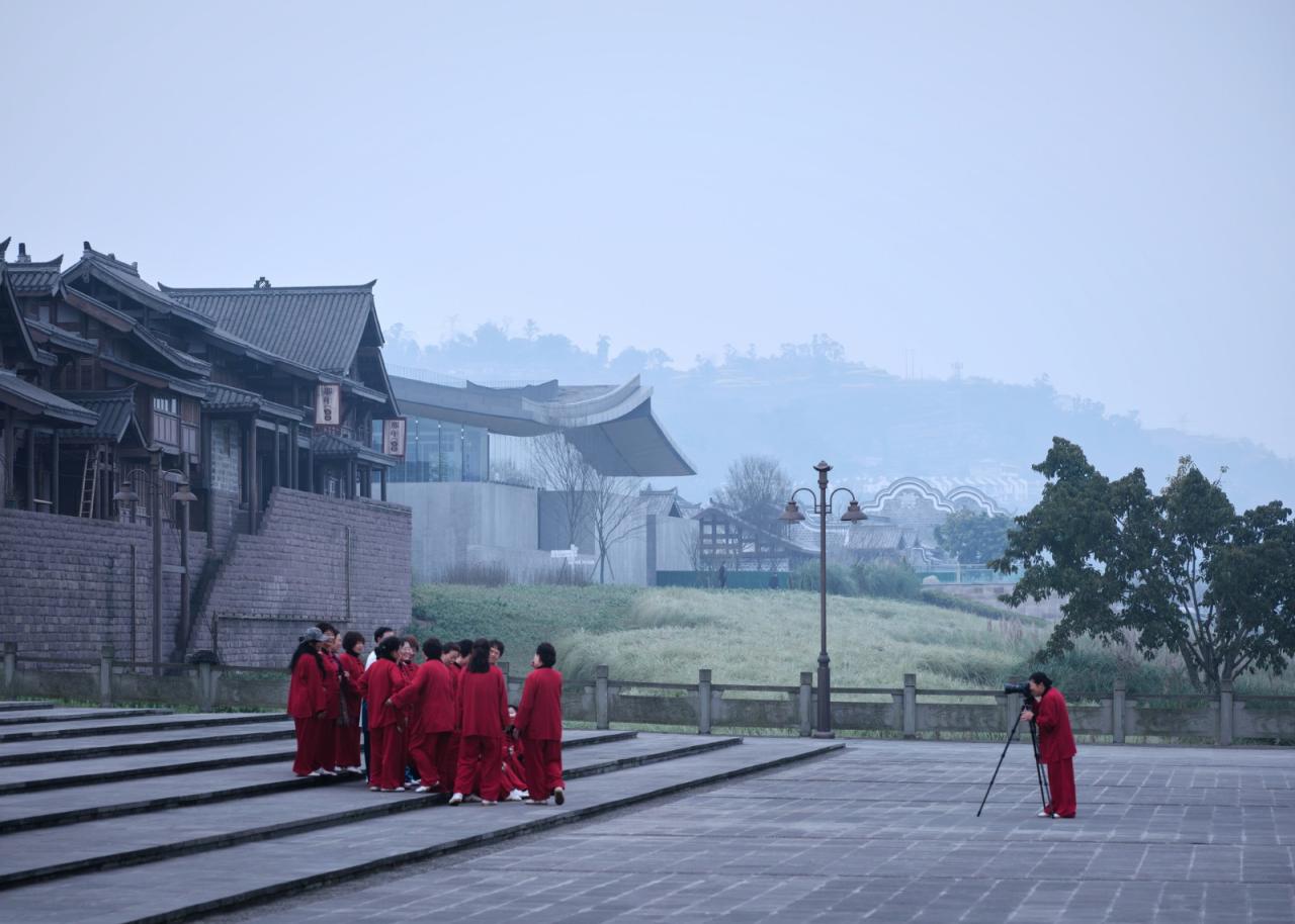 BIM建筑|李庄文化抗战博物馆 / 同济原作设计工作室