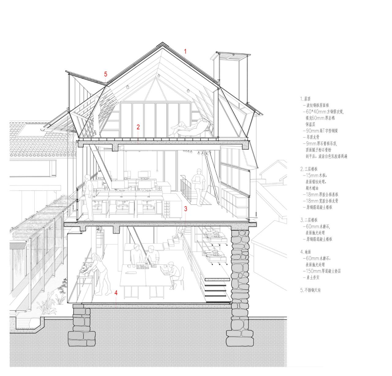 BIM建筑|墟岫园 / ArCONNECT 之间建筑事务所