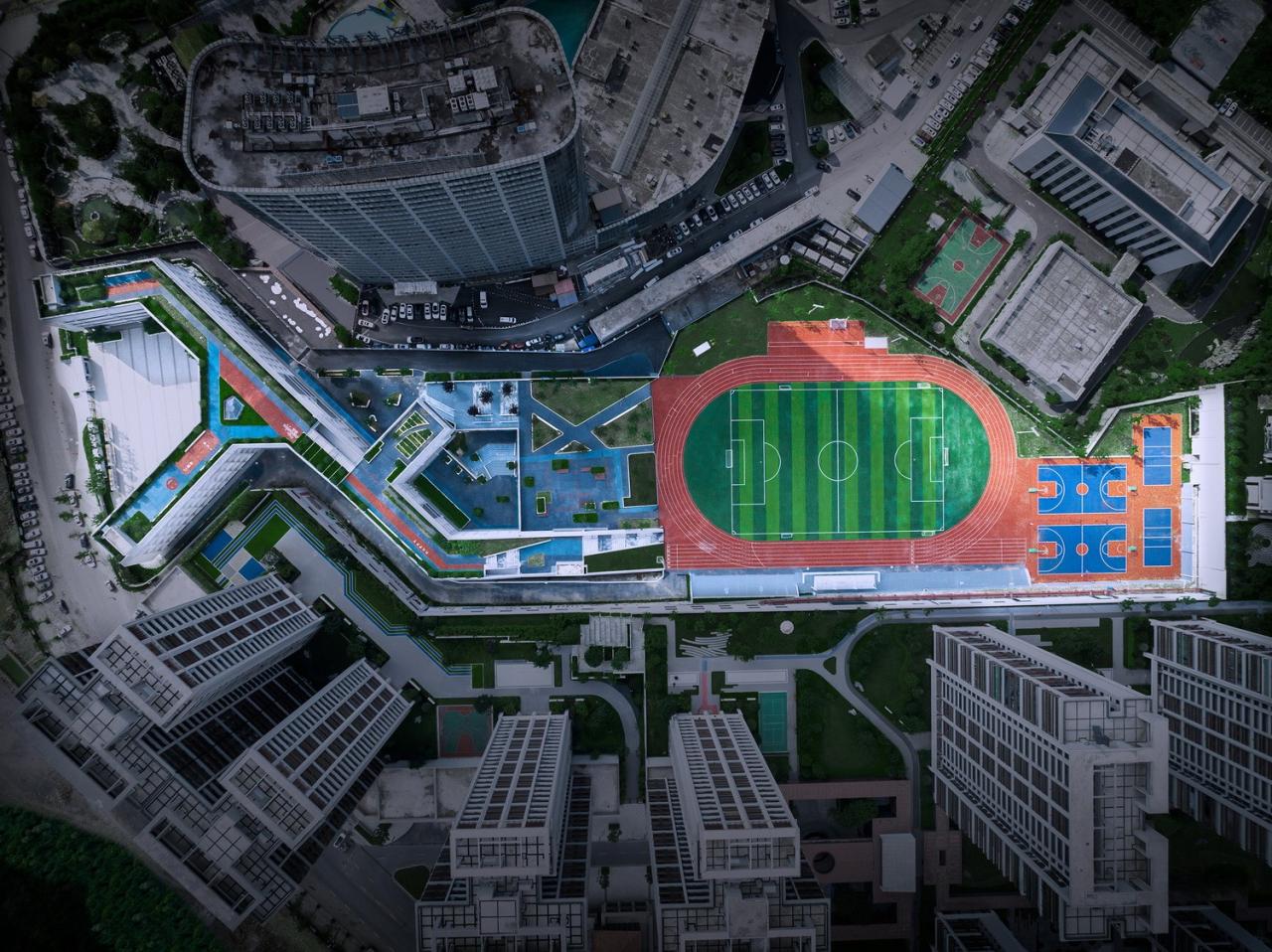 BIM建筑|如有机生命体般自由生长：贵阳·观山湖区第八中学