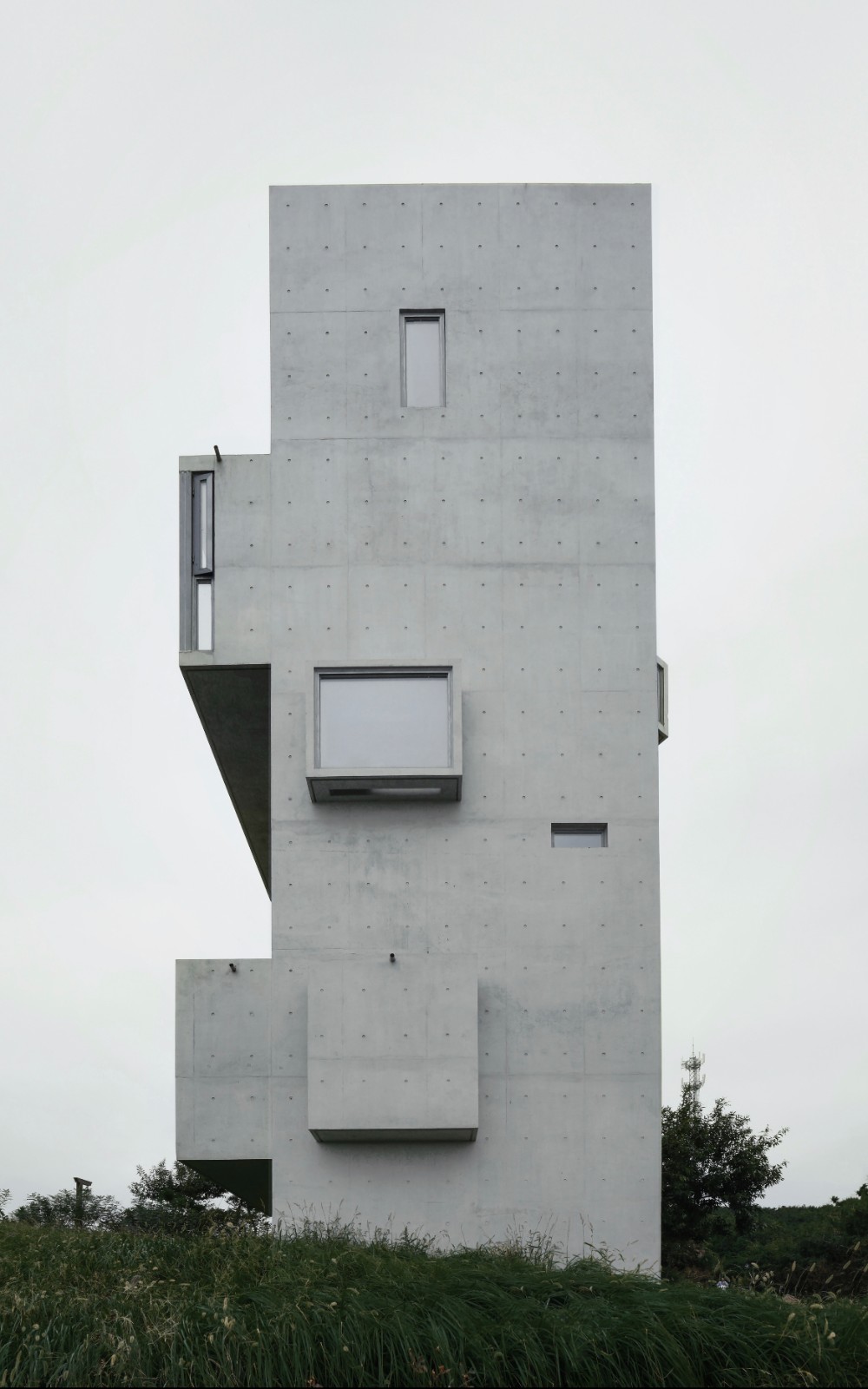 BIM建筑|崖顶咖啡厅及塔居 / 迹•建筑事务所（TAO）