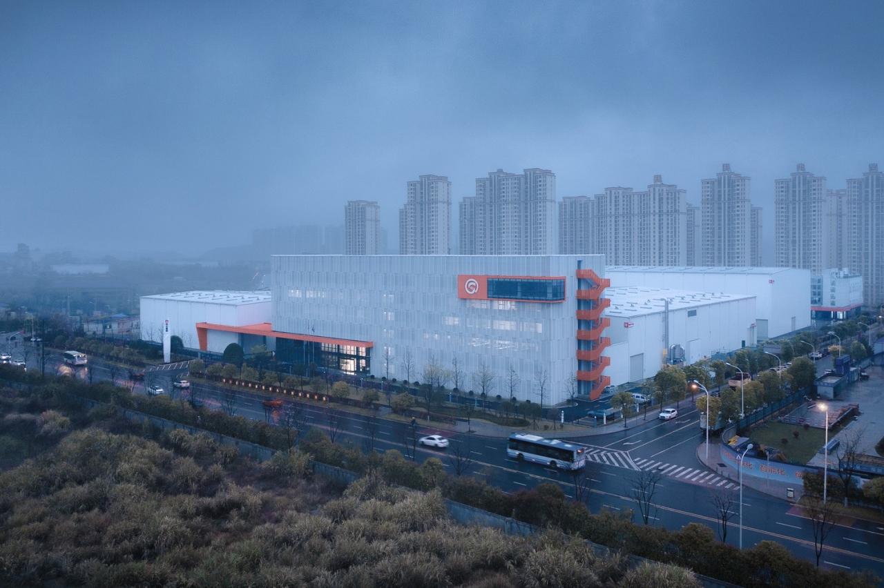 BIM建筑|流线重构，申亿智慧工厂 / 长沙市规划设计院有限责任公司