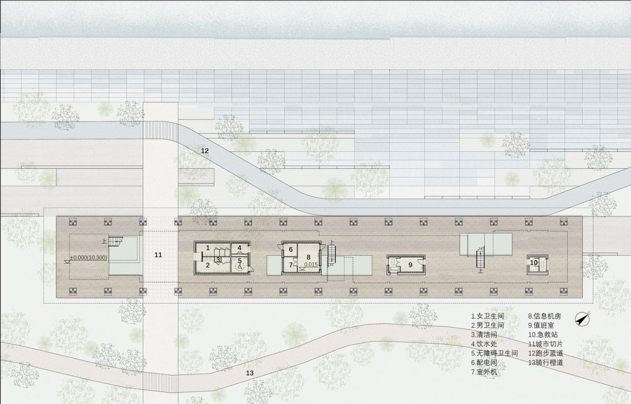BIM建筑|杭州滨江公共空间·长亭驿 / 同济原作设计工作室
