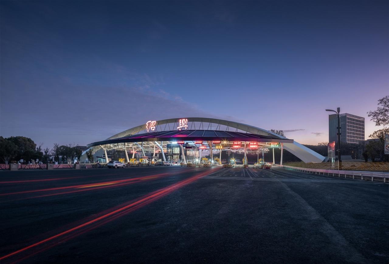 BIM建筑|杭甬高速绍兴收费站 / 任天建筑