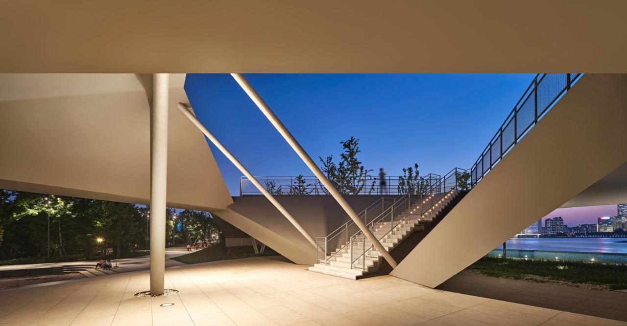 BIM建筑|杭州滨江公共空间·三桥亚运公园 / 同济原作设计工作室