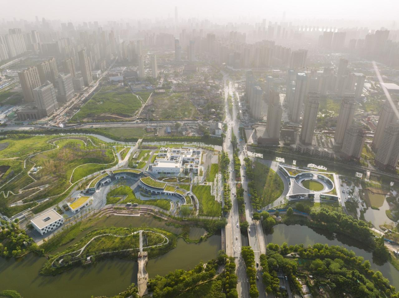 BIM建筑|武汉海绵公园研学+游客中心 / UAO瑞拓设计