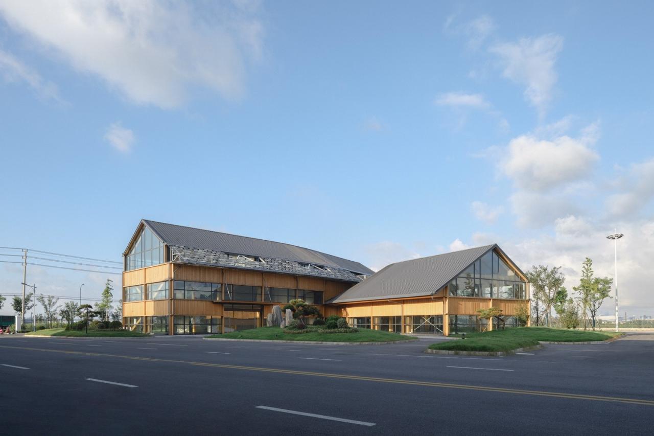 BIM建筑|木作之家 – 大丰木结构研发中心 / CATS