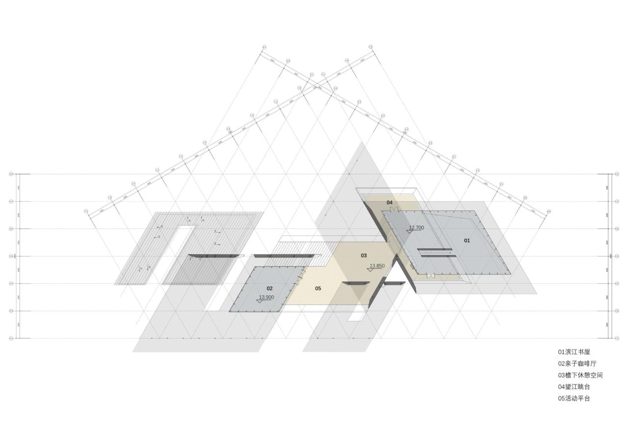 BIM建筑|杭州滨江公共空间·风鸢驿 / 同济原作设计工作室