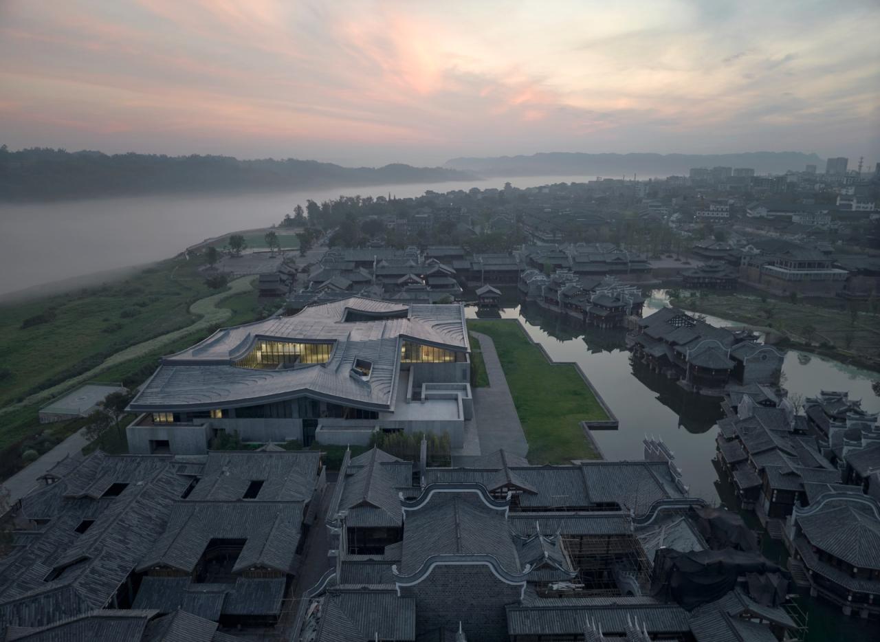 BIM建筑|李庄文化抗战博物馆 / 同济原作设计工作室