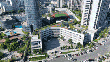 BIM建筑|如有机生命体般自由生长：贵阳·观山湖区第八中学