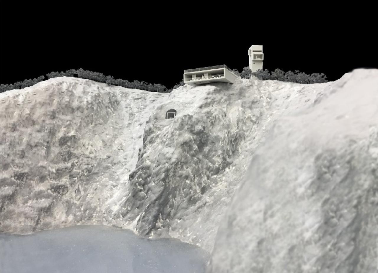 BIM建筑|崖顶咖啡厅及塔居 / 迹•建筑事务所（TAO）