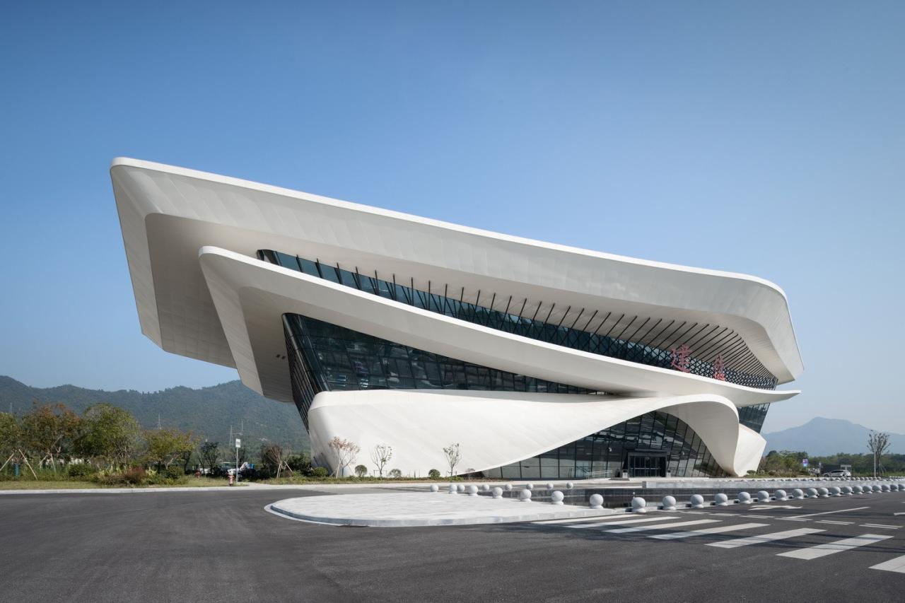 BIM建筑|杭州亚运配套设施：千岛湖通用机场航站楼 / 境澜建筑