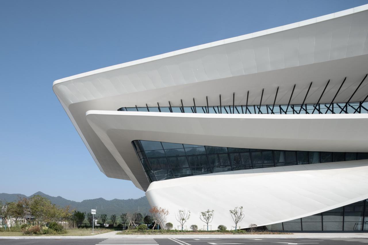 BIM建筑|杭州亚运配套设施：千岛湖通用机场航站楼 / 境澜建筑