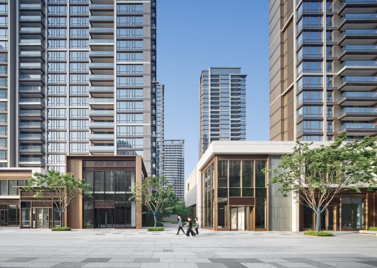 BIM建筑|杭州亚运村技术官员村：小街密路的未来社区 / goa大象设计
