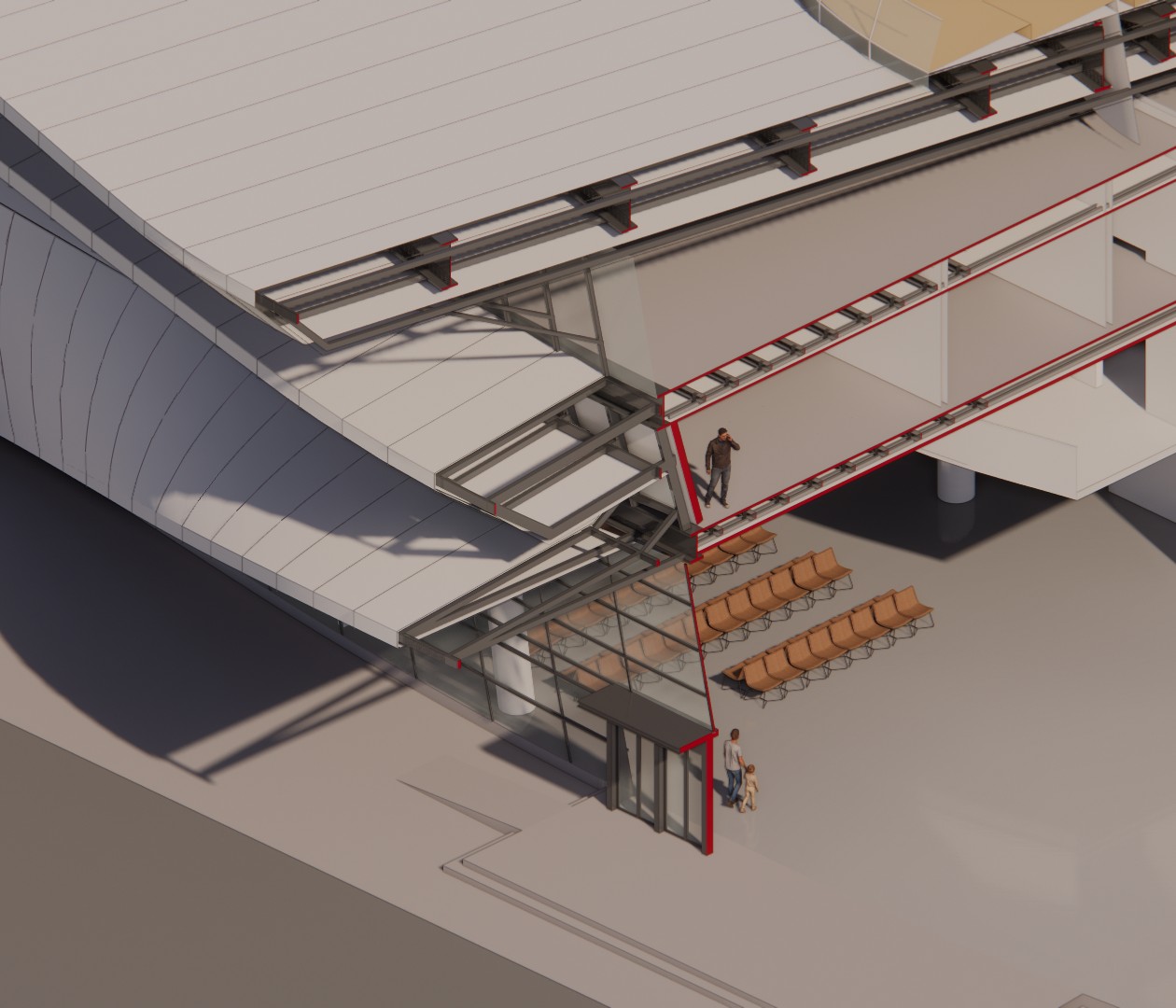 BIM建筑|杭州亚运配套设施：千岛湖通用机场航站楼 / 境澜建筑