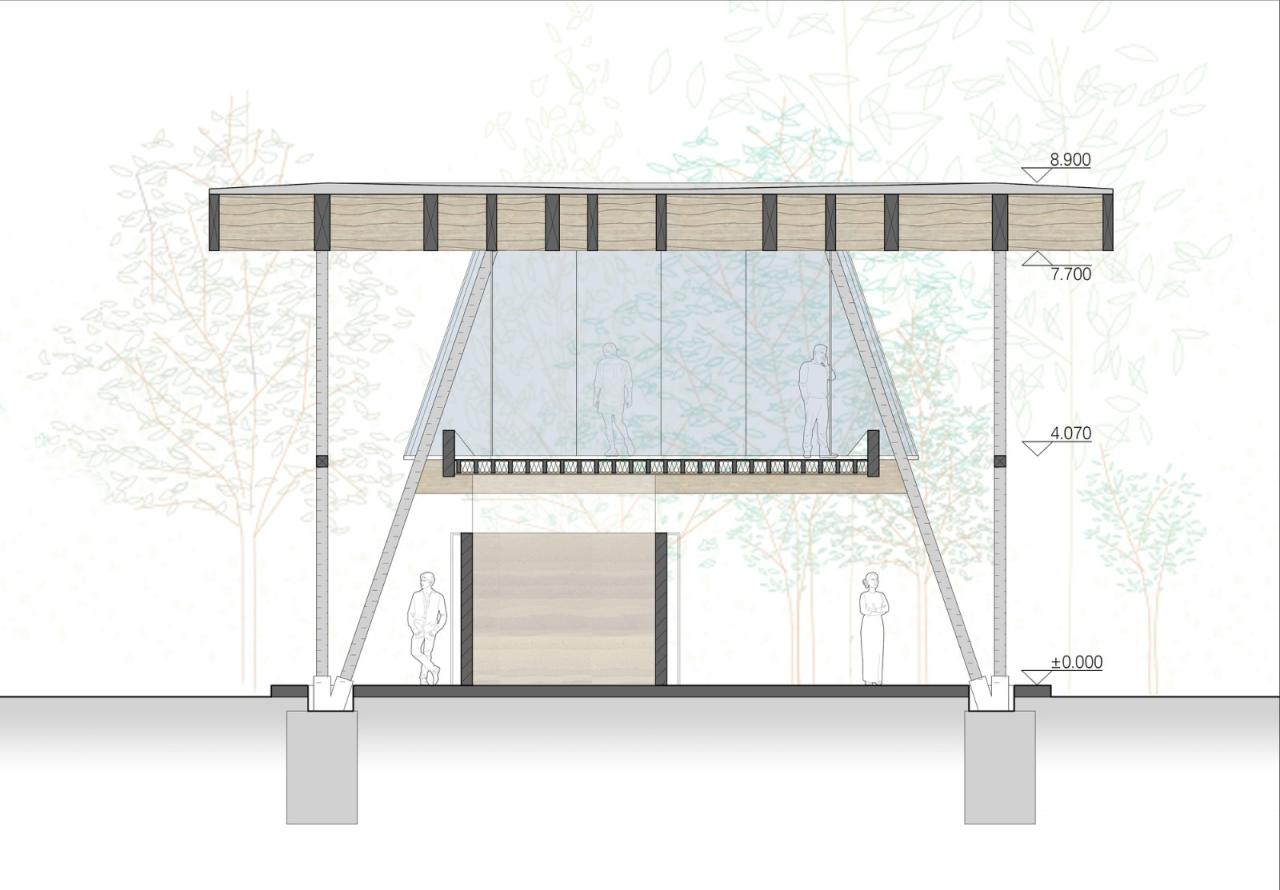 BIM建筑|杭州滨江公共空间·长亭驿 / 同济原作设计工作室