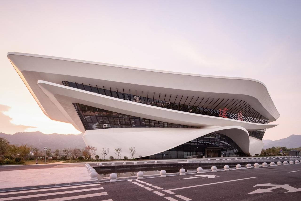 BIM建筑|杭州亚运配套设施：千岛湖通用机场航站楼 / 境澜建筑