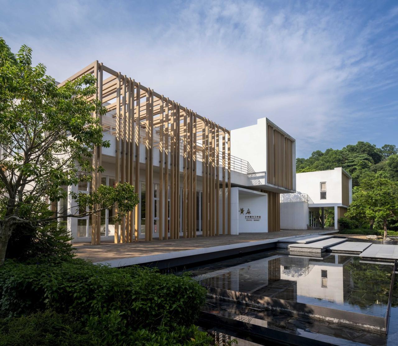 BIM建筑|多层面的“轻”：黄麻乡村振兴工作站与乡村会客厅 / 三文建筑