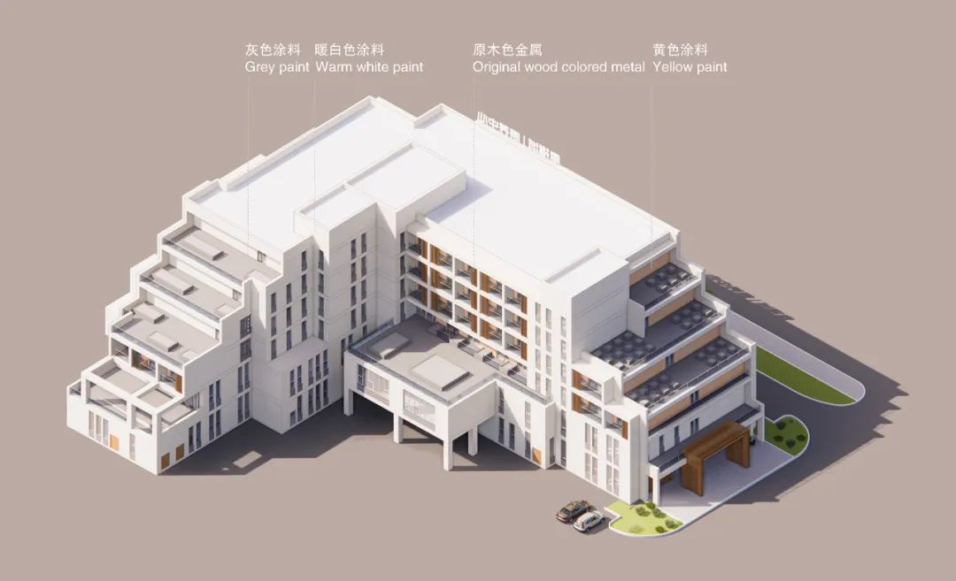 BIM建筑|多层养老中心与外部环境的互动-博元养老中心 / UUA