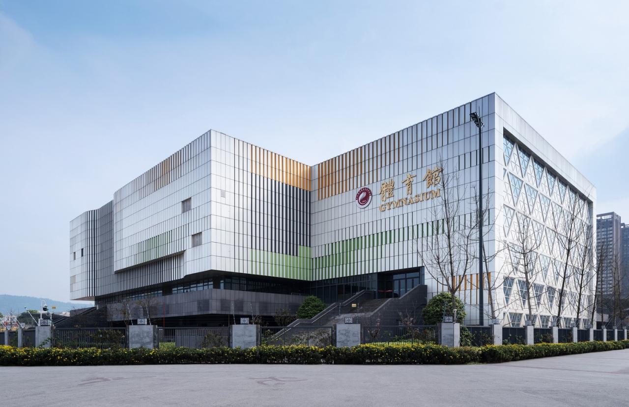 BIM建筑|龙泉中学体育馆 / 中国建筑西南设计研究院有限公司