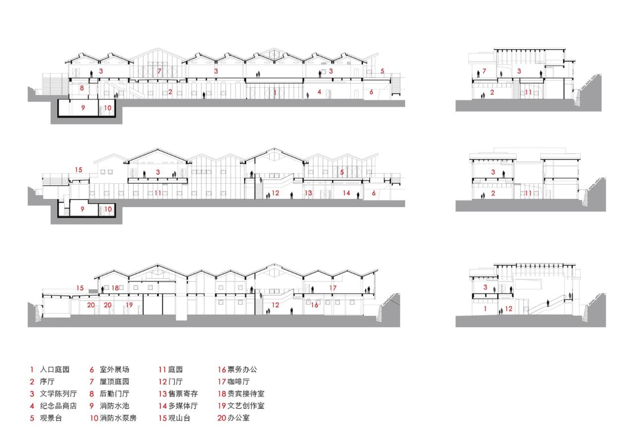 BIM建筑|雪峰文学馆 / 同济院 麟和建筑工作室