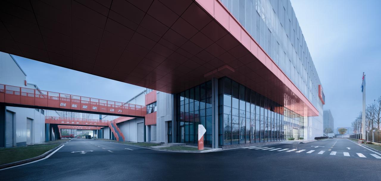 BIM建筑|流线重构，申亿智慧工厂 / 长沙市规划设计院有限责任公司