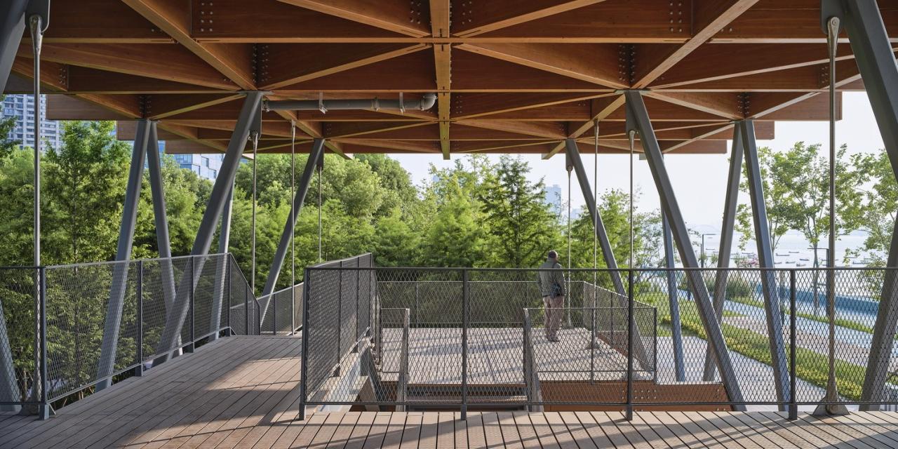 BIM建筑|杭州滨江公共空间·长亭驿 / 同济原作设计工作室