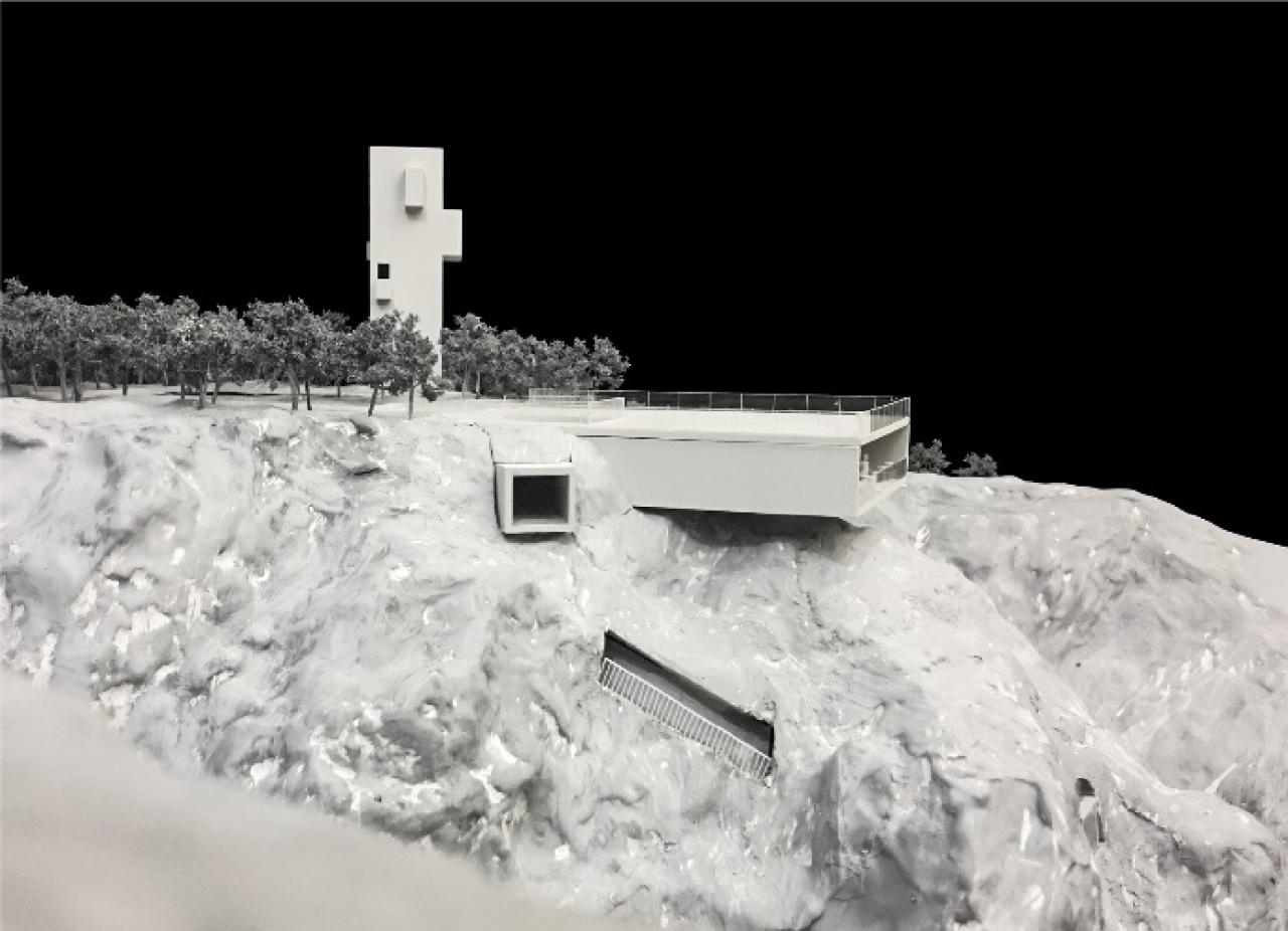 BIM建筑|崖顶咖啡厅及塔居 / 迹•建筑事务所（TAO）