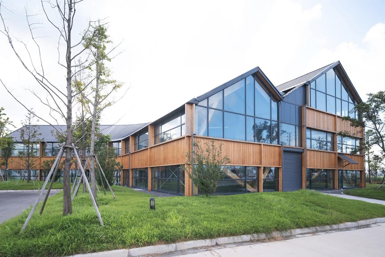 BIM建筑|木作之家 – 大丰木结构研发中心 / CATS