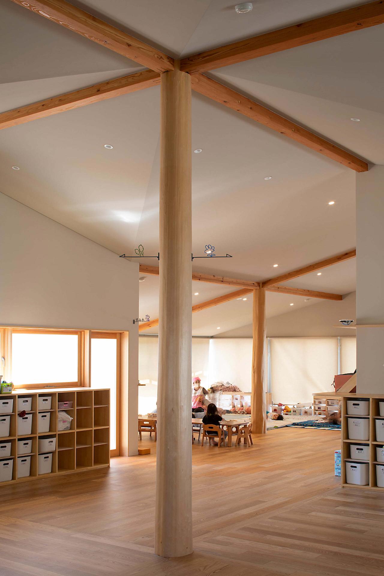 BIM建筑|大风车，鹿岛田托儿所 / TERRAIN architects