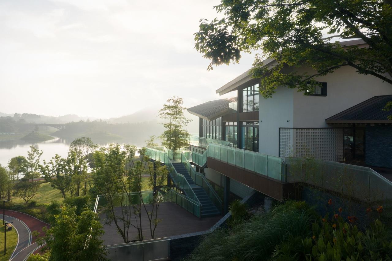 BIM建筑|涪陵慧谷湖科创小镇白鹭湾示范区 / 悦集建筑