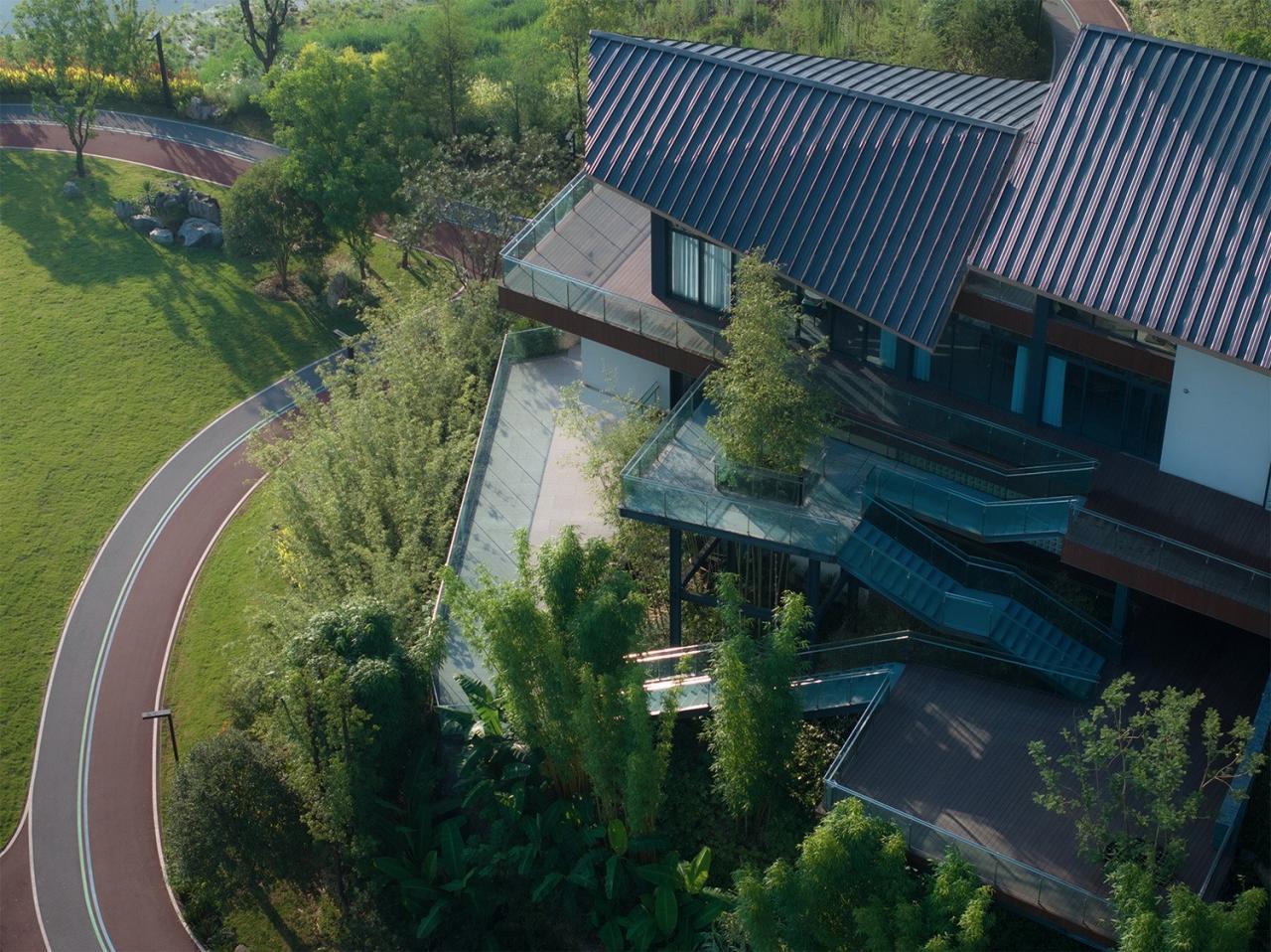 BIM建筑|涪陵慧谷湖科创小镇白鹭湾示范区 / 悦集建筑